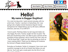 Tablet Screenshot of dogvinci.com
